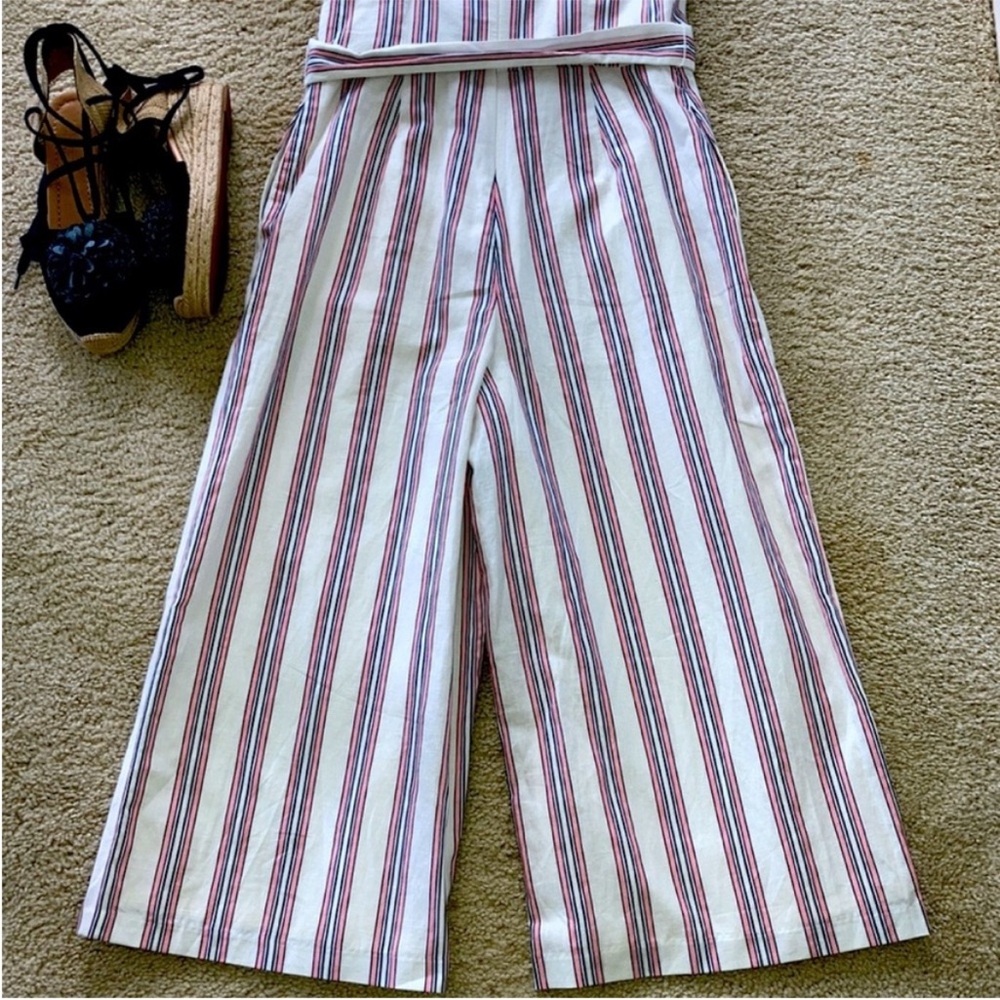 Banana Republic Linen-Cotton Cropped Jumpsuit - Picture 9 of 9